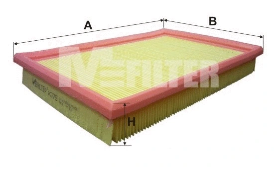 Filtre à air MFILTER K 375