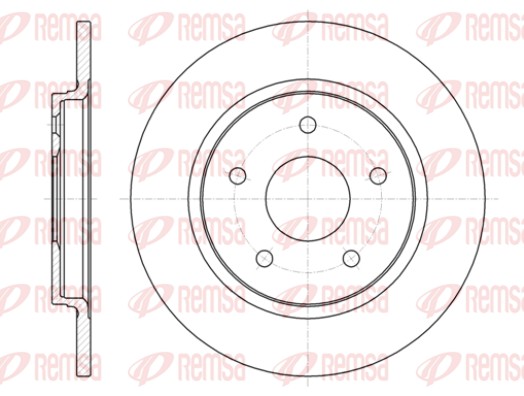 Disque de frein REMSA 61394.00