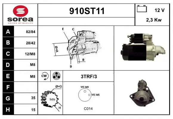 Démarreur STARTCAR 910ST11