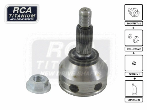 Jeu de joints, arbre de transmission RCA FRANCE AF12