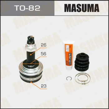 Jeu de joints, arbre de transmission MASUMA TO-82