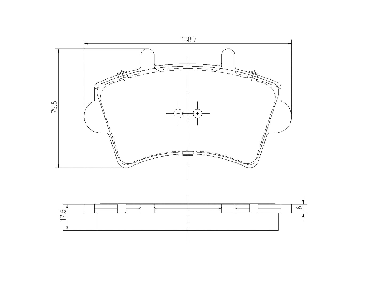 Kit de plaquettes de frein, frein à disque A.Z. Meisterteile AZMT-44-022-1446