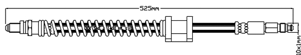 Flexible de frein JURATEK JBH1080