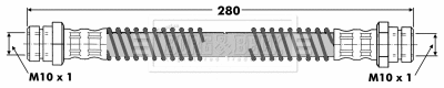 Flexible de frein BORG & BECK BBH7043