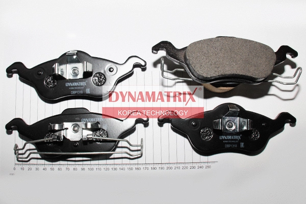 Kit de plaquettes de frein, frein à disque DYNAMATRIX DBP1318