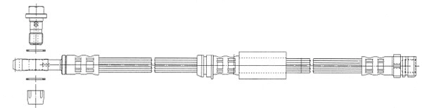 Flexible de frein CEF 512557