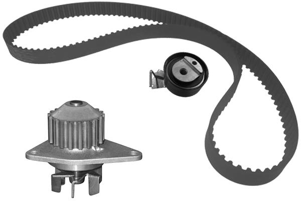 Pompe à eau + kit de courroie crantée TECDRIVE TKPE0019