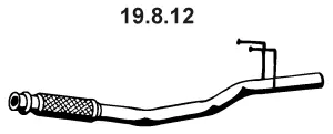 Tuyau d'échappement EBERSPÄCHER 19.8.12