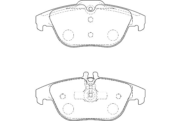 Kit de plaquettes de frein, frein à disque Omnicraft 2135674