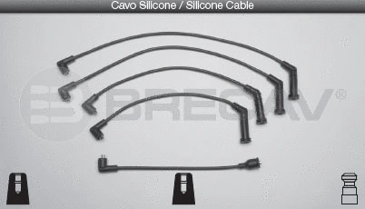 Kit de câbles d'allumage BRECAV 29.507