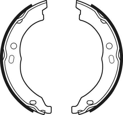 Jeu de mâchoires de frein ABTEX ABS4131