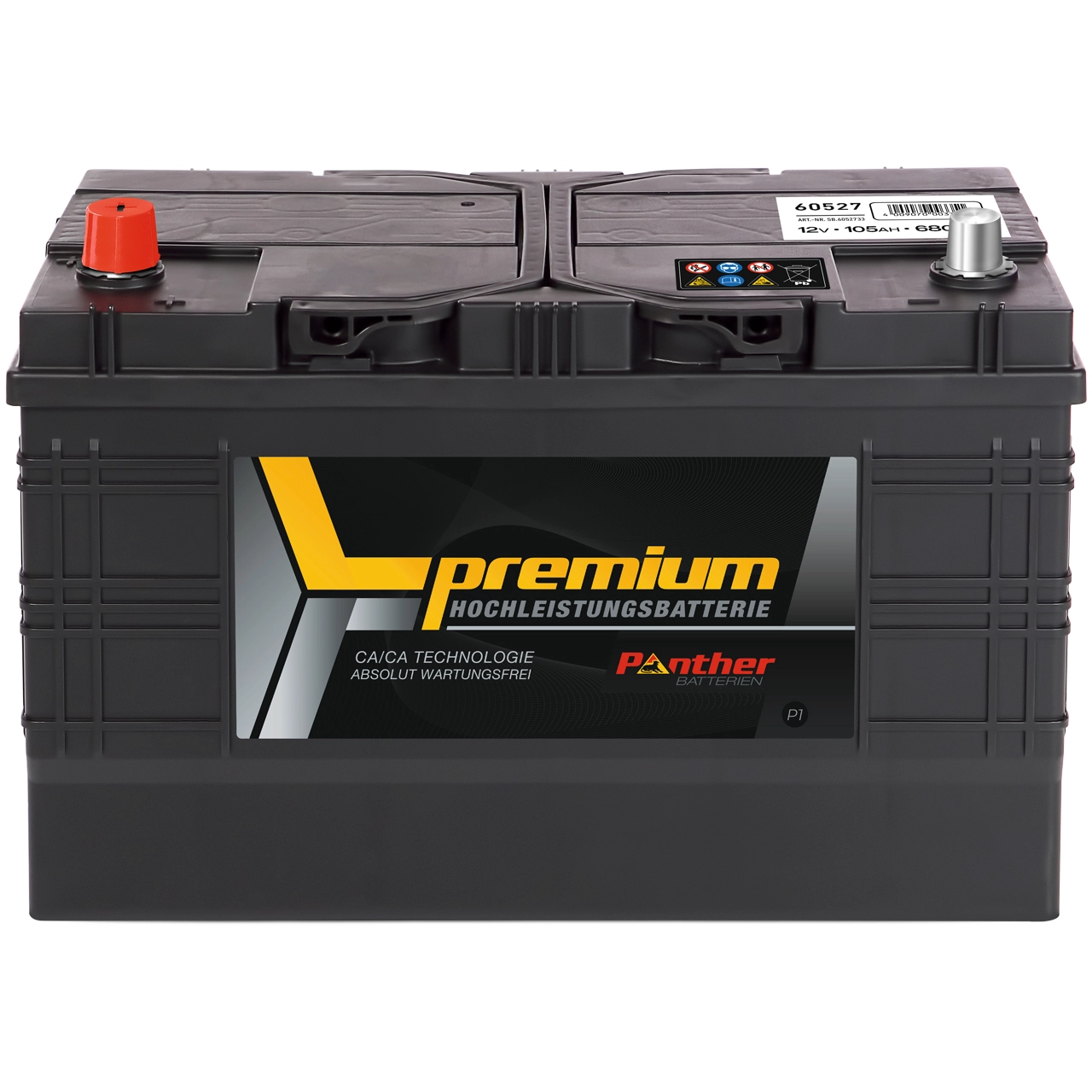 Batterie de démarrage PANTHER-BATTERIEN SB.6052733