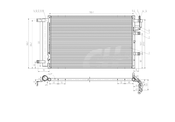 Condenseur, climatisation HART 607 432