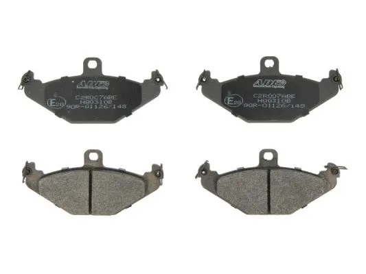 Kit de plaquettes de frein, frein à disque ABE C2R007ABE