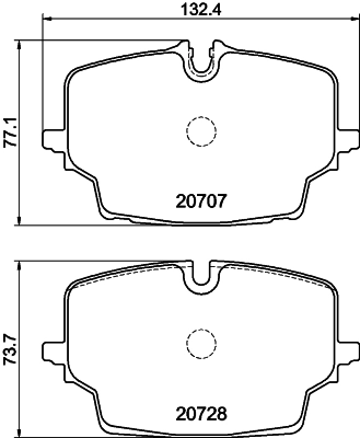 Kit de plaquettes de frein, frein à disque MINTEX MDB4380