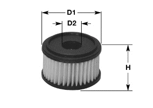 Filtre à carburant CLEAN FILTERS MG1676