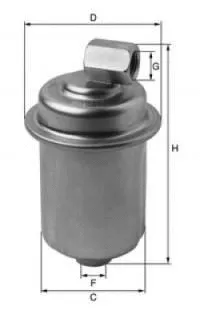 Filtre à carburant UNIFLUX FILTERS XB315