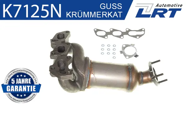 Catalyseur en coude LRT K7125N