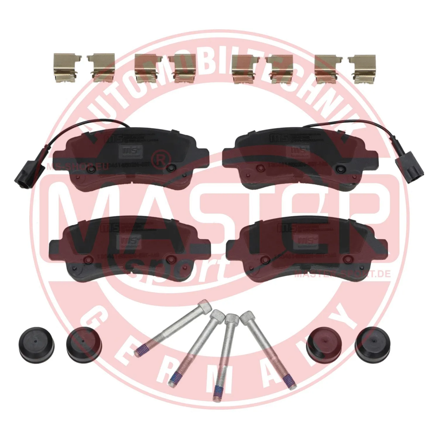 Kit de plaquettes de frein, frein à disque MASTER-SPORT GERMANY 13046149502N-SET-MS