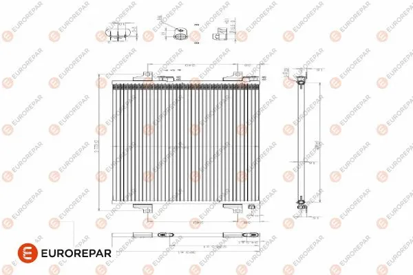 Condenseur, climatisation EUROREPAR 1610160880