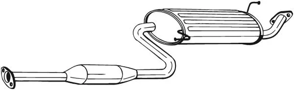 Silencieux central BOSAL 283-531