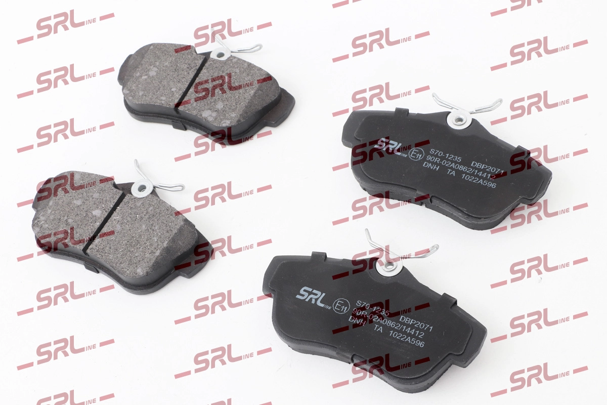 Kit de plaquettes de frein, frein à disque SRLine S70-1235