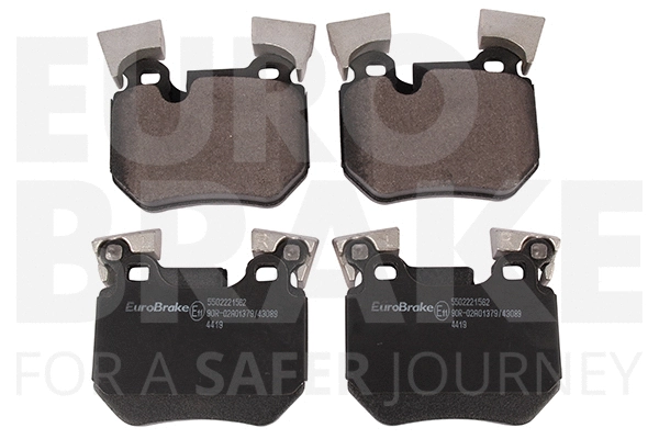Kit de plaquettes de frein, frein à disque EUROBRAKE 5502221562