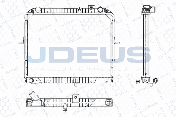Radiateur, refroidissement du moteur JDEUS M-0650040