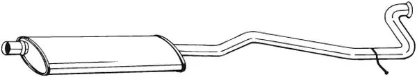 Silencieux central BOSAL 287-255