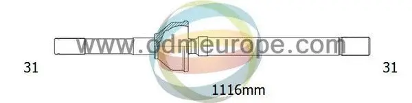 Arbre de transmission 4X4 ESTANFI EST-18-061680