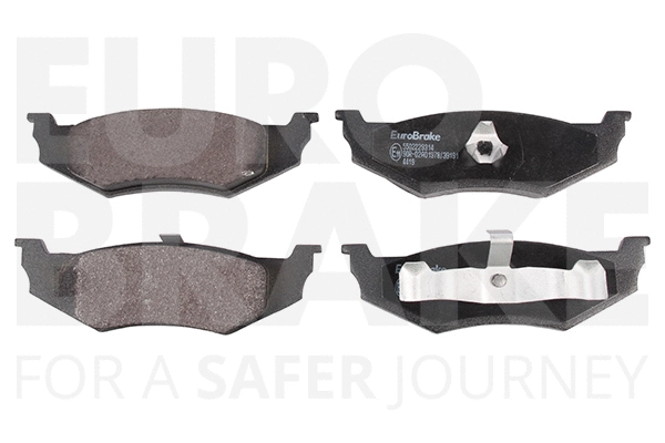Kit de plaquettes de frein, frein à disque EUROBRAKE 5502229314