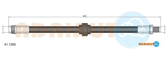 Flexible de frein ADRIAUTO 41.1260