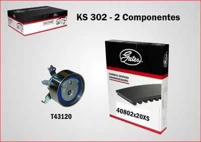 Kit de courroie crantée GATES-BR KS302