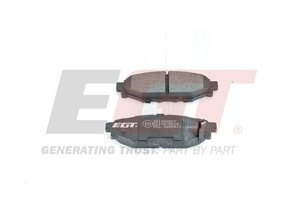 Kit de plaquettes de frein, frein à disque EGT 321181EGT