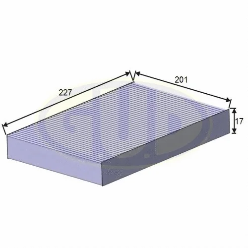 Filtre, air de l'habitacle G.U.D. GCF2336