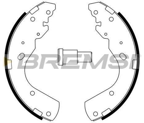 Jeu de mâchoires de frein BREMSI GF0797