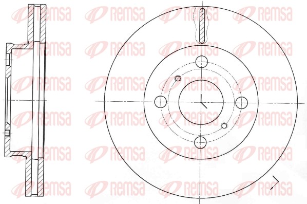 Disque de frein REMSA 61697.10