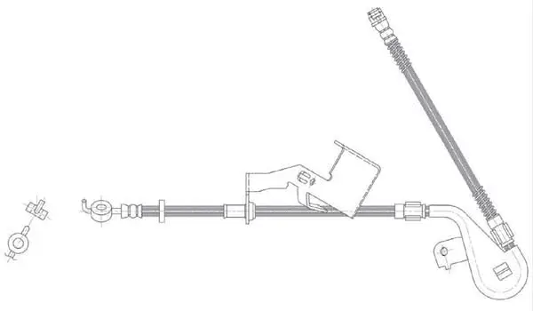 Flexible de frein Technika 45065