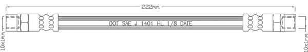 Flexible de frein JURATEK JBH1070
