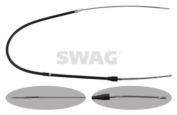 Tirette à câble, frein de stationnement SWAG 30 93 0765