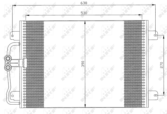 Condenseur, climatisation WILMINK GROUP WG2161121