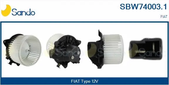 Pulseur d'air habitacle SANDO SBW74003.1