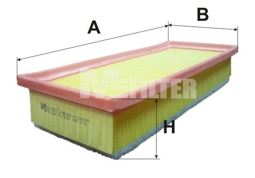 Filtre à air MFILTER K 7037