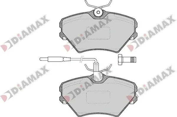 Kit de plaquettes de frein, frein à disque DIAMAX N09802