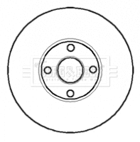 Disque de frein BORG & BECK BBD5859S