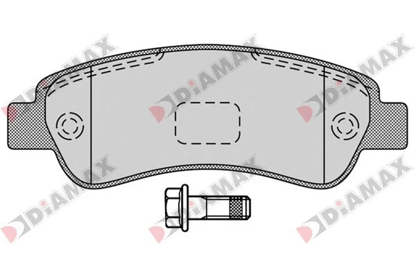 Kit de plaquettes de frein, frein à disque DIAMAX N09176