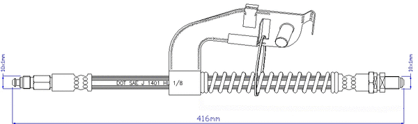 Flexible de frein JURATEK JBH1043R