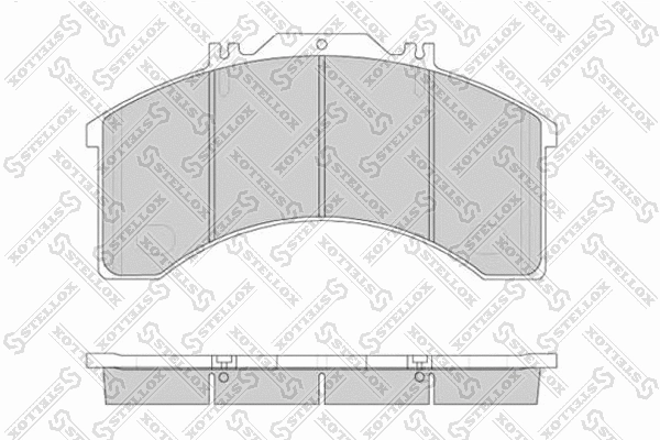 Kit de plaquettes de frein, frein à disque STELLOX 85-11402-SX