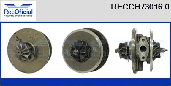 Groupe carter, turbocompresseur RECOFICIAL RECCH73016.0