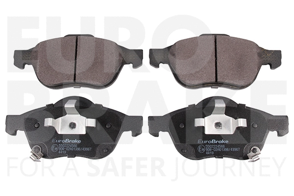 Kit de plaquettes de frein, frein à disque EUROBRAKE 5502224566